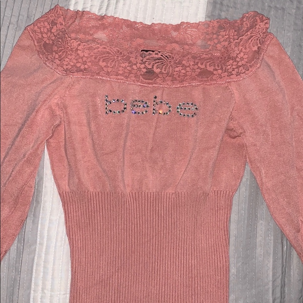 Bebe 3/4 sleeve top